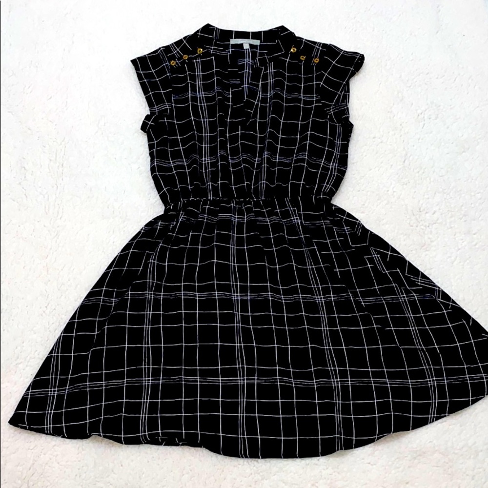 Black patterned dress NWOT